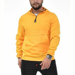 Kody Half-Zip Pullover Raincoat // Yellow (XL)