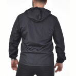 Kody Half-Zip Pullover Raincoat // Black (S)