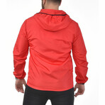 Kody Half-Zip Pullover Raincoat // Red (L)