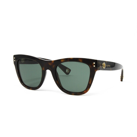 Valentino // Unisex VA4093 Sunglasses // Havana + Green