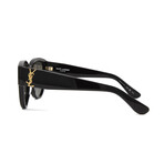Saint Laurent // Women's SLM3 Sunglasses // Black + Black