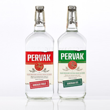 Pervak Homemade Vodka Set // Set of 2 // 750 ml Each