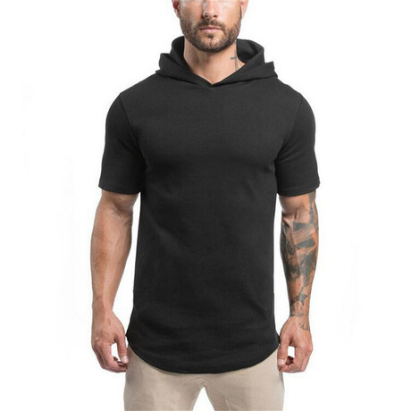 Hooded T-Shirt // Black (XS)