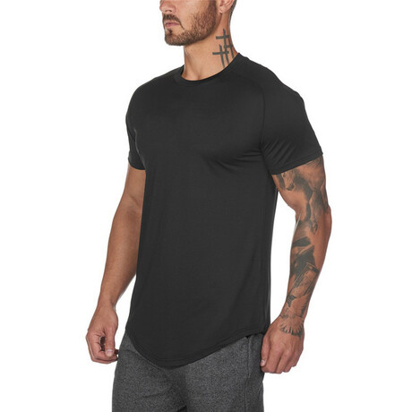 Round Neck T-Shirt // Black (XS)