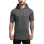 Hooded T-Shirt // Dark Gray (L)