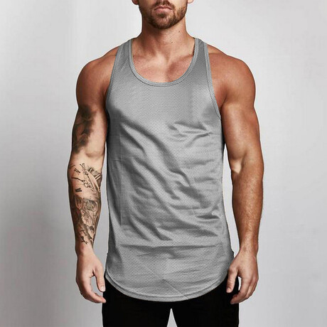 Jackson Tank Top // Gray (S) - Newvay Activewear - Touch of Modern