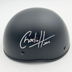 Charlie Hunnam Autographed Biker Helmet