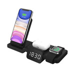 4-in-1 Magnetic Wireless Charging Station + Time Display