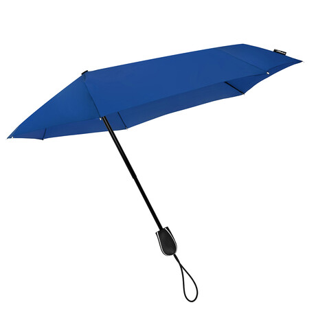 STORMini Aerodynamic Folding Umbrella // Wind Resistance Of 80km/h // Blue