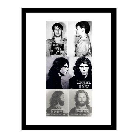 Jim Morrison Mugshots Collage