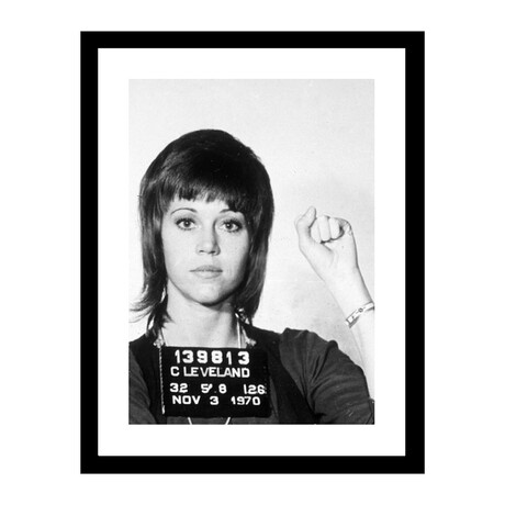 Jane Fonda 1970 Mugshot