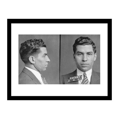 Charles "Lucky" Luciano 1936 Complete Mugshot Collage