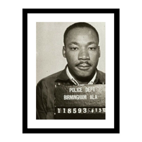 Martin Luther King Jr. 1963 Mugshot