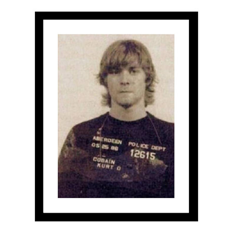 Kurt Cobain 1986 Mugshot