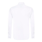 Doren Long Sleeve Button Up // White (XL)