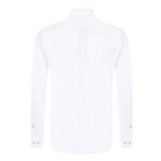 Galway Long Sleeve Button Up // White (L)