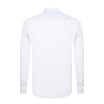 Patty Long Sleeve Button Up // White (L)