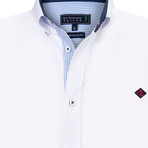 Doren Long Sleeve Button Up // White (L)