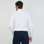 Alvaro Long Sleeve Button Up // White (S)