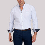 Sans Long Sleeve Button Up // White (XL)