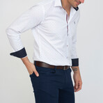 Alvaro Long Sleeve Button Up // White (S)