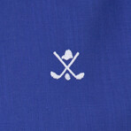 Patty Long Sleeve Button Up // Blue (XL)