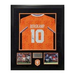 Dennis Bergkamp // Netherlands // Autographed Jersey + Framed
