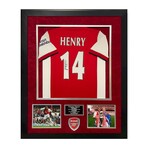 Thierry Henry // Arsenal // Autographed Jersey + Framed