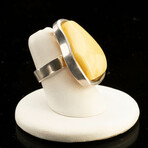 Butterscotch Amber Ring // Size 6-9 (Adjustable)