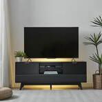 Larsen Smart TV Stand // Black