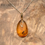 Amber Pendant With Fly // 3.06 Grams