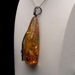 Ornate Amber Pendant // 23 Grams