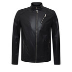 Conway Leather Jacket // Black (XL)