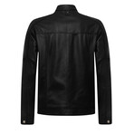 Faborg Leather Jacket // Black (M)