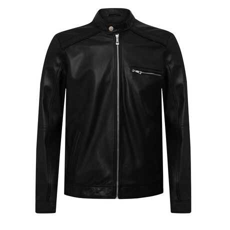 Faborg Leather Jacket // Black (S)