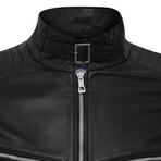 Assens Leather Jacket // Black (L)