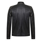 Belize Leather Jacket // Black (XL)
