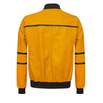 Maimon Leather Jacket // Yellow (S)
