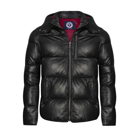 Bouna Leather Jacket // Black (S)