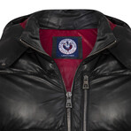 Bouna Leather Jacket // Black (3XL)
