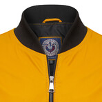 Maimon Leather Jacket // Yellow (XL)