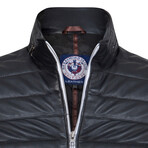 Mouscron Leather Jacket // Black (XL)