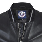 Toria Leather Jacket // Black (3XL)