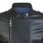 Eleuthera Leather Jacket // Black (XL)