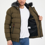 Keith Coat // Olive Green (M)