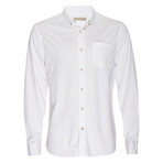 Truman Button Collar Oxford // White (L)