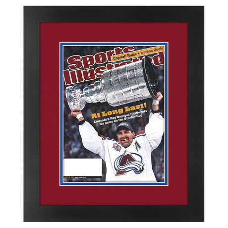 Ray Bourque Matted and Framed Sports Illustrated Magazine // June 18, 2001 Issue