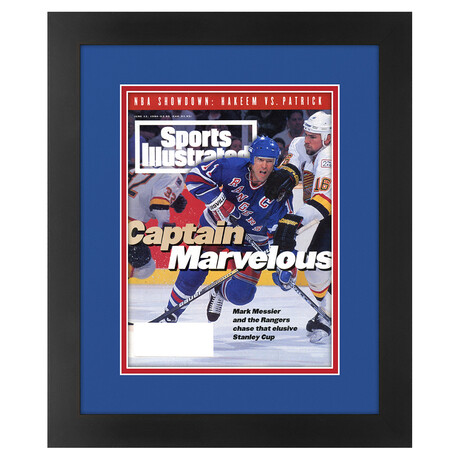 Mark Messier Matted and Framed Sports Illustrated Magazine // June 13, 1994