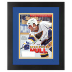 Brett Hull Matted and Framed Sports Illustrated Magazine // March 18, 1991 Issue