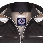 Cappy Leather Jacket // Black (3XL)
